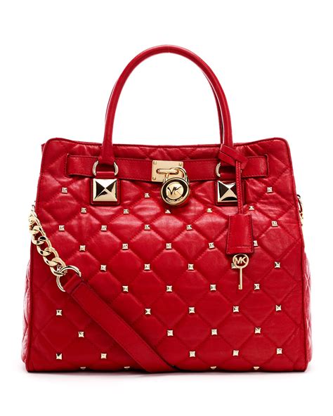 michael kors ew hamilton|michael kors hamilton studded bag.